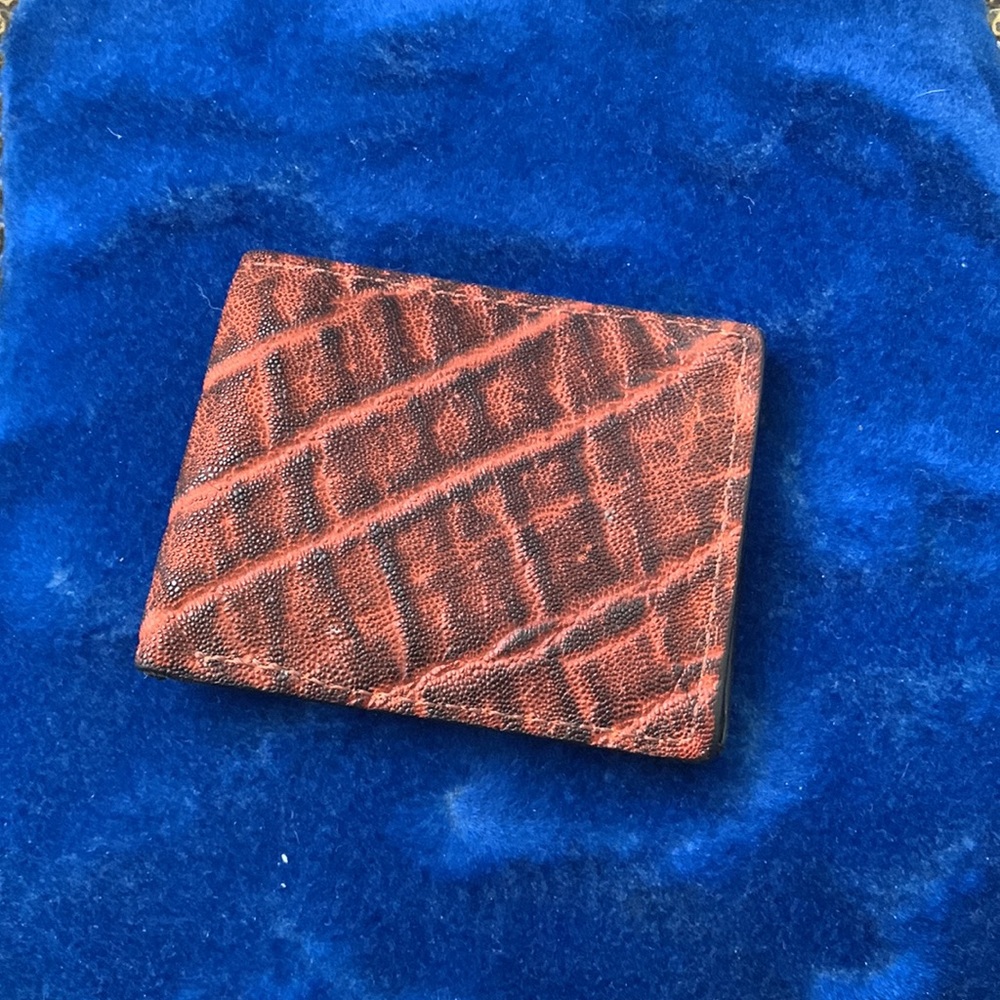 Elephant Skin Bifold Wallet
